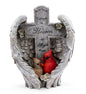 Cardinal Angel Wings Cross Item - Faith