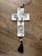 Black & White Wood Cross