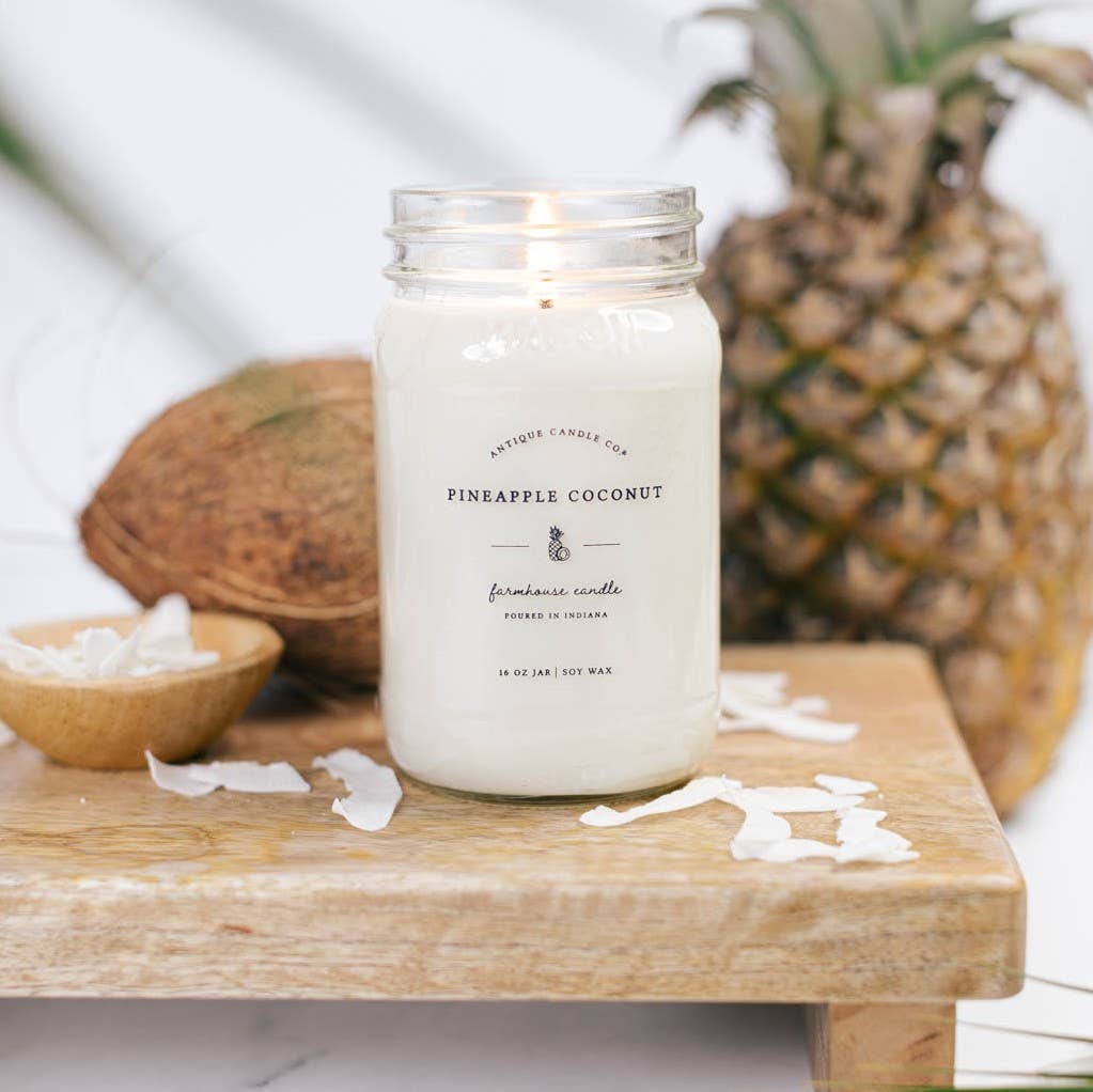 Pineapple Coconut - Soy Wax Candle