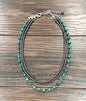 Western Gemstone 3-strand Necklace