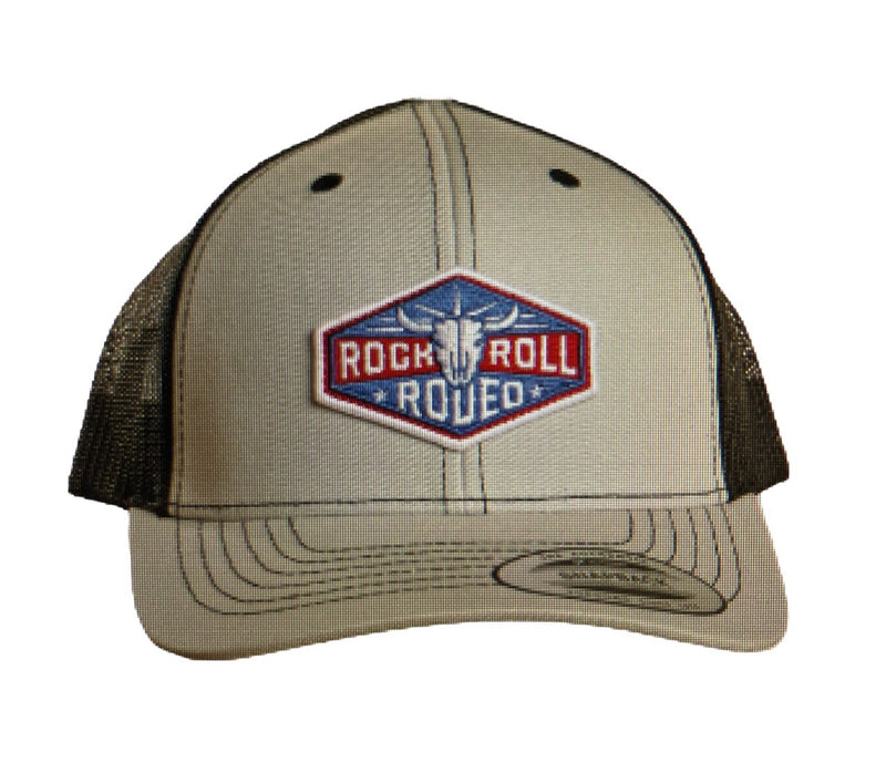 Men's Curved Rock and Roll Rodeo Cap