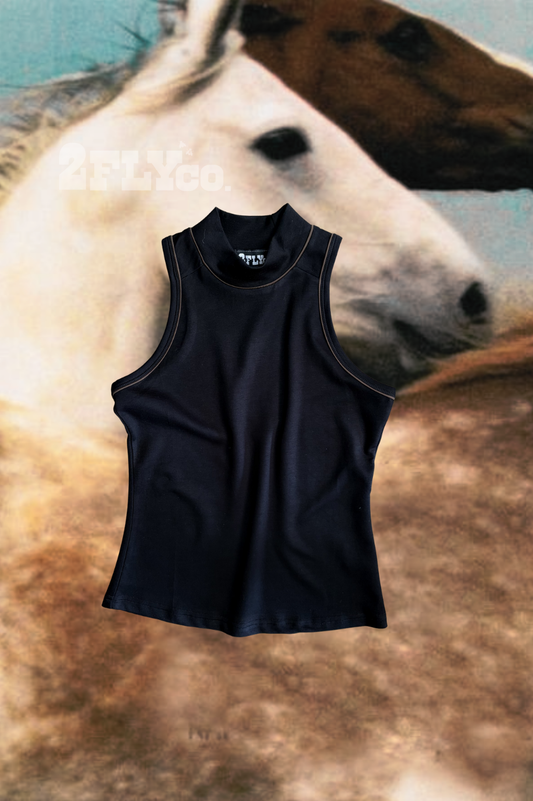 Women's 2FlyCo The Essential Tank - Black
