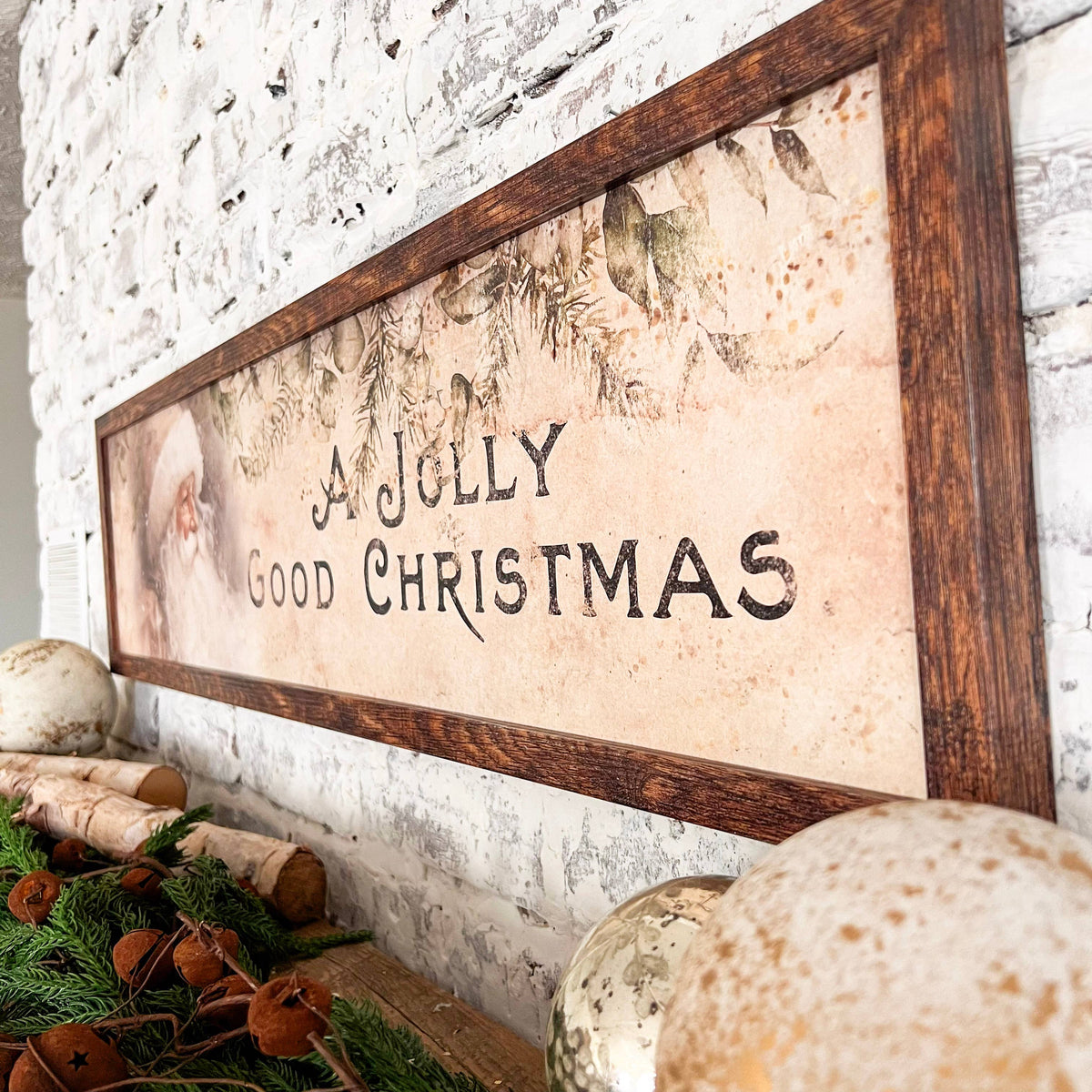 A Jolly Good Christmas Wood Sign