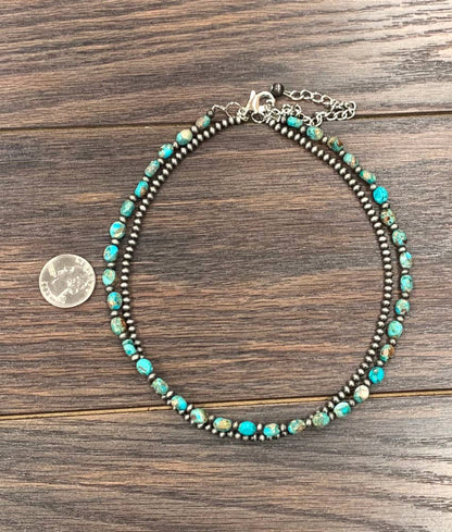 Oval Gemstone 2-Strand Necklace