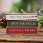 Deck the Halls Mini Blocks - Set of 3