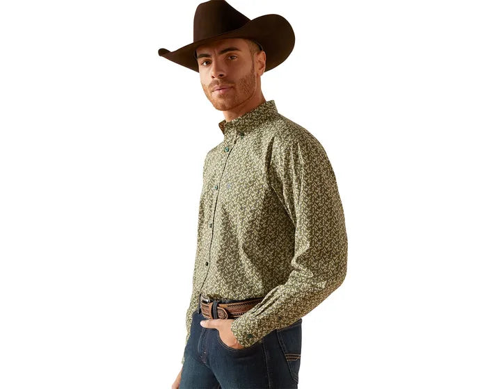 Men's Ariat Casual Series Bowen Classic Fit Long Sleeve Western Shirt