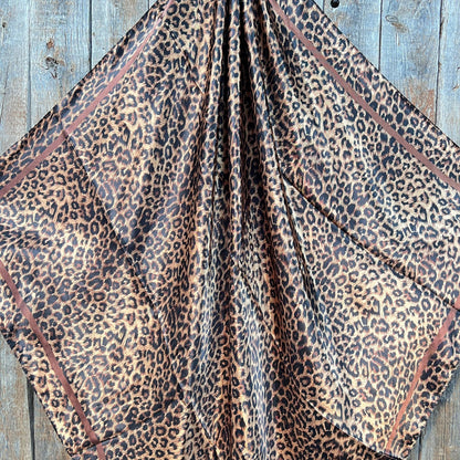 Brown Leopard Wild Rag