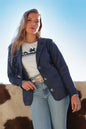 Women's Cruel Denim Suede Blazer