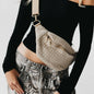 Susie Suede Bum Bag - Oat