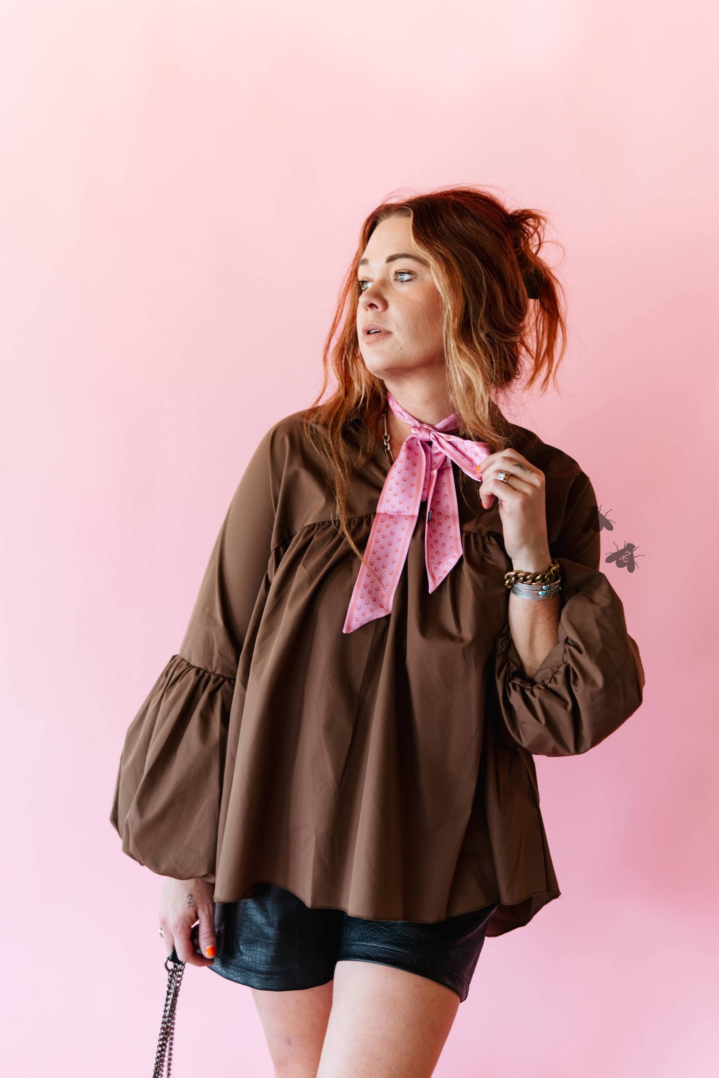 Women's 2FlyCo The Brazos Top - Mocha