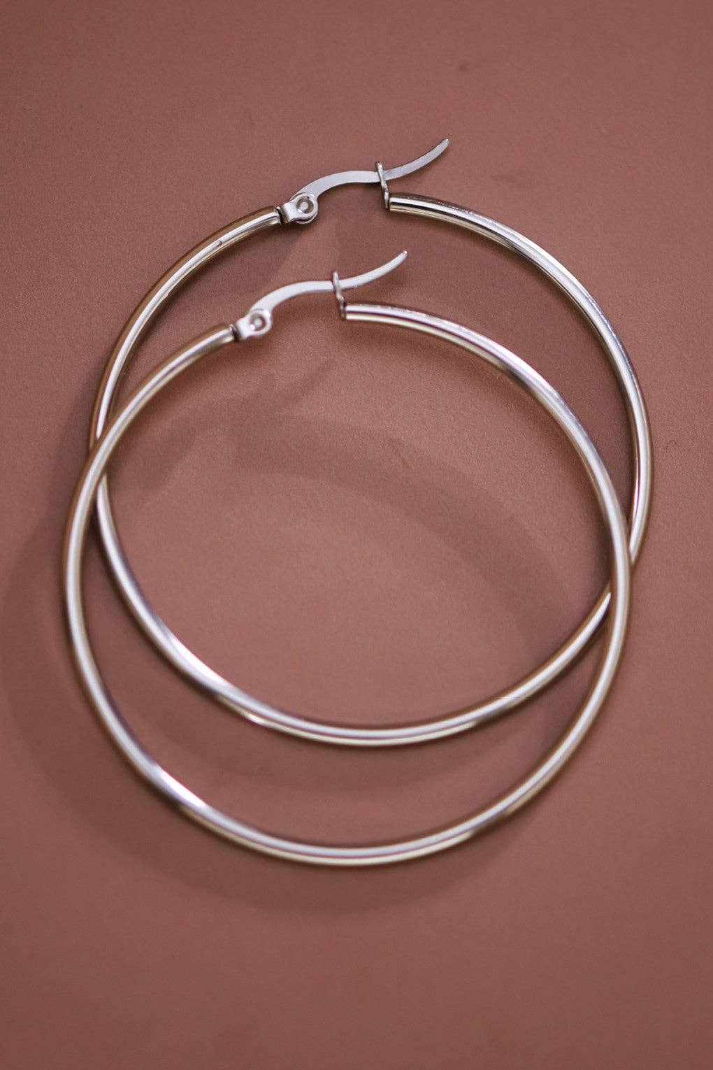 Stainless Steel Hoop Earrings