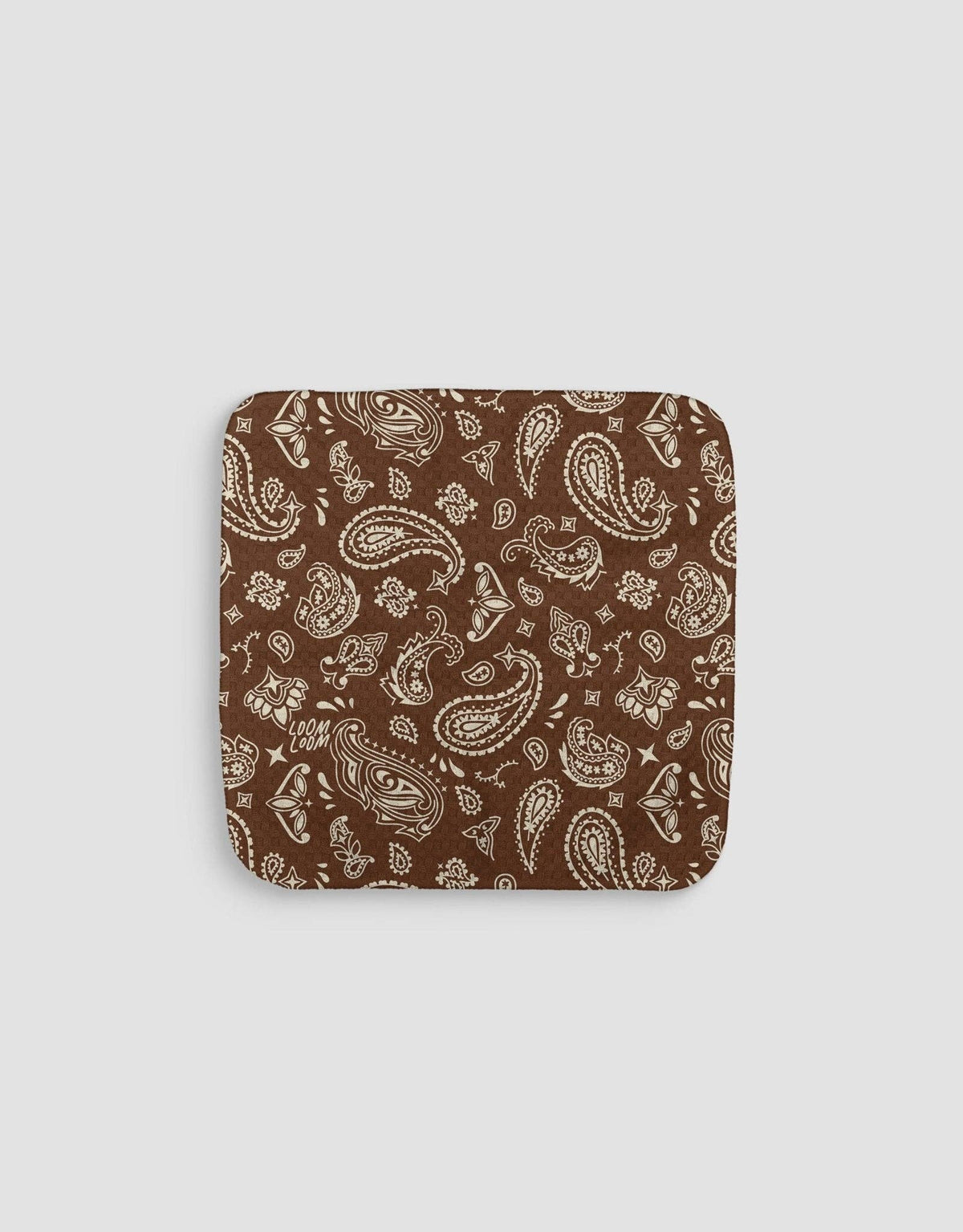 Brown Bandana Dishcloth