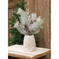 Snowflake Ceramic Embossed Vase