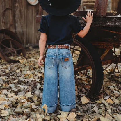 Girl's Shea Baby Annie Oakley Denim Vintage Jeans