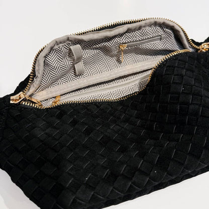 Susie Suede Bum Bag - Olive