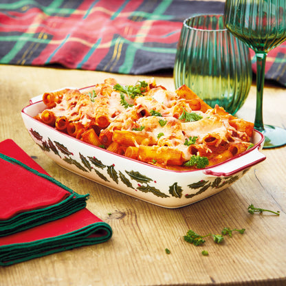 Tis The Season Rectangle Baking DishStoneware Christmas