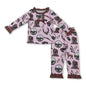 Boy & Girls Long Sleeves Hunting Deer Pajamas