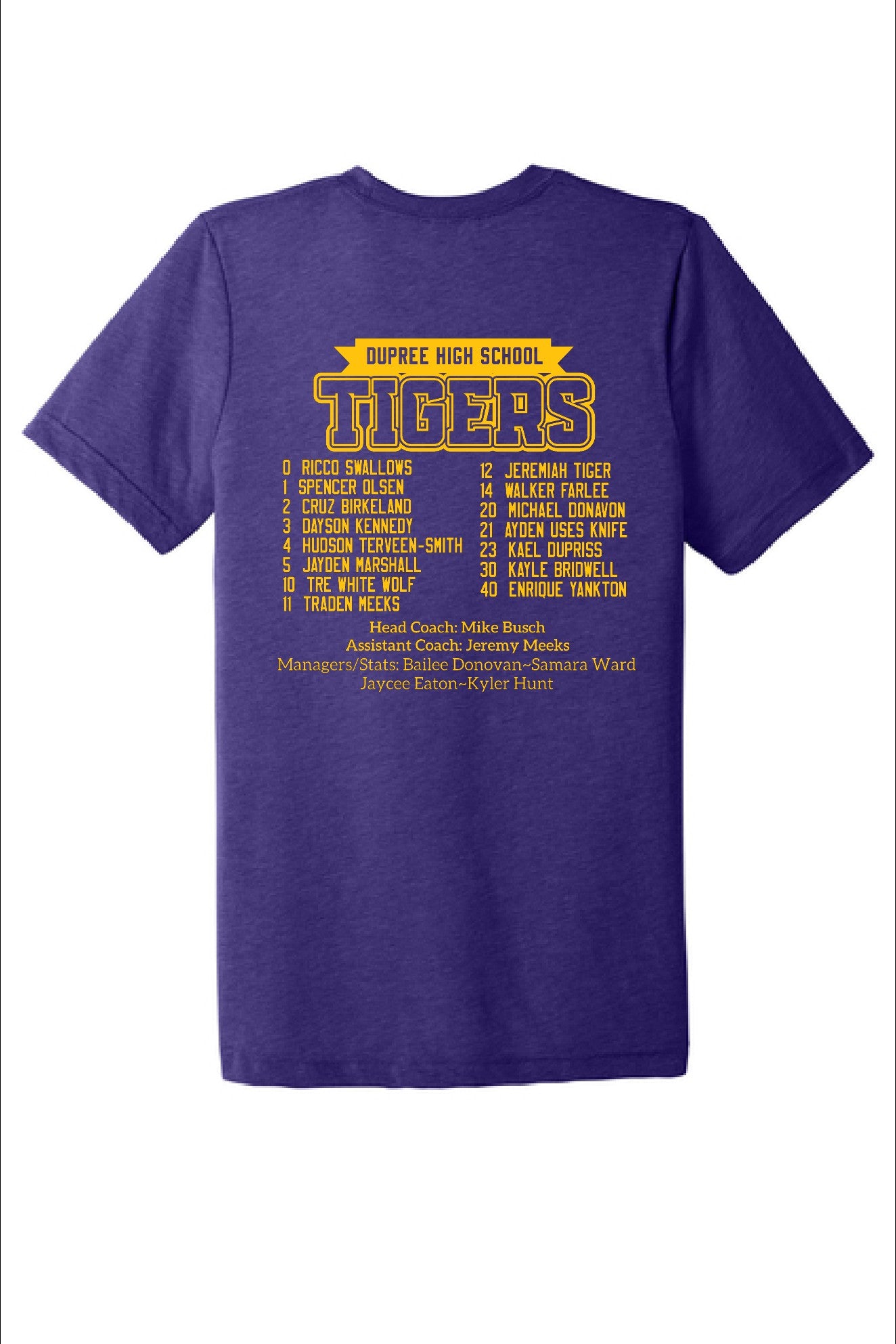 2025-26 Dupree Tigers Basketball Sweet 16