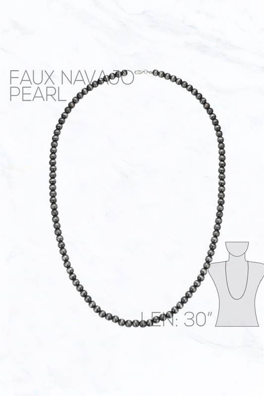 Navajo Pearl Beaded Necklace