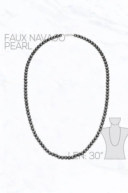 Navajo Pearl Beaded Necklace