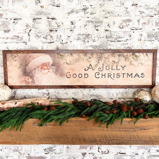 A Jolly Good Christmas Wood Sign