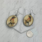 Cowgirl Oval Earrings