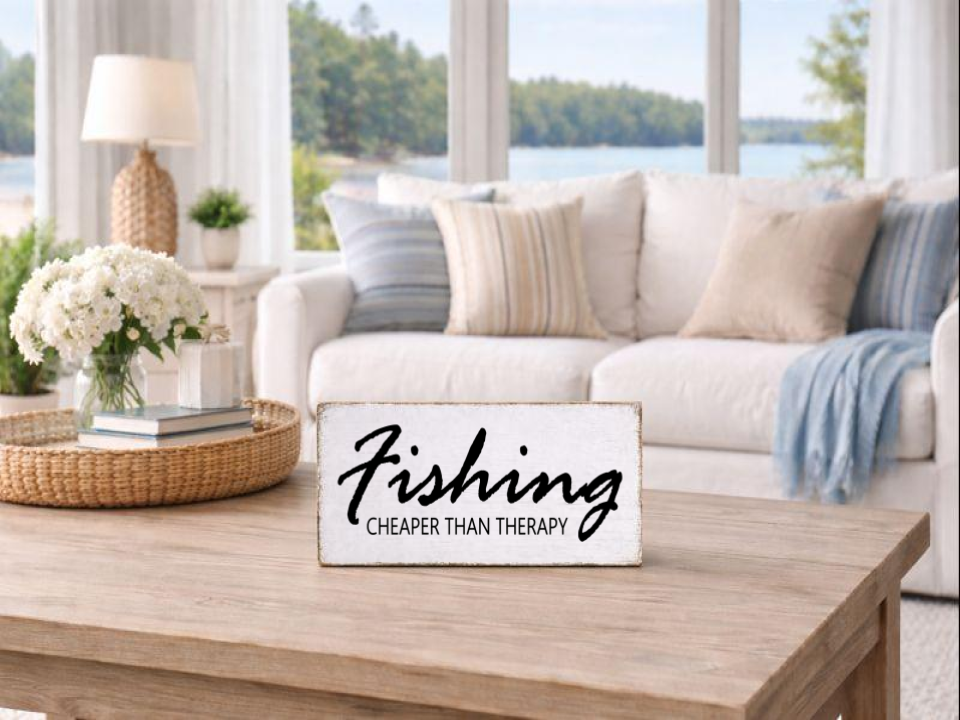 FISHING CHEAPER THAN THERAPY