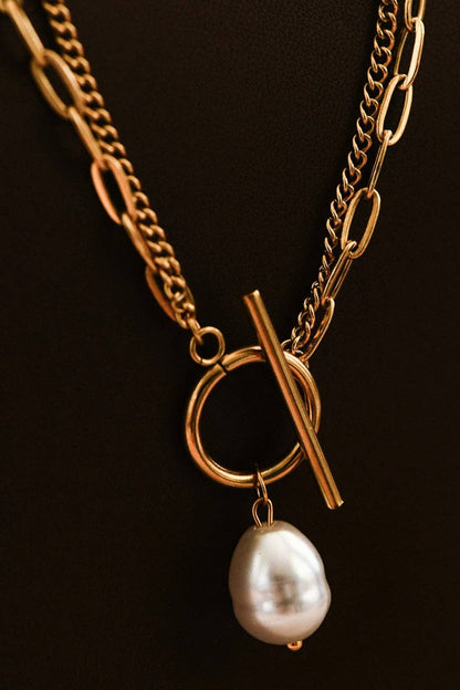 18K Gold Stainless Steel Chain Necklace