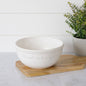 "Blend In Laughter" White Serving Bowl