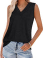 Women's V-Neck Solid Tank Top