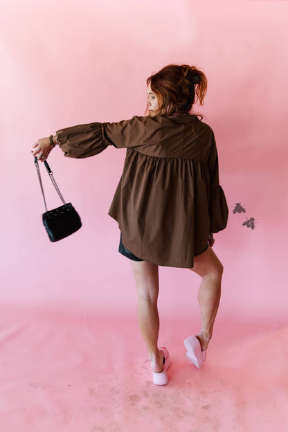 Women's 2FlyCo The Brazos Top - Mocha