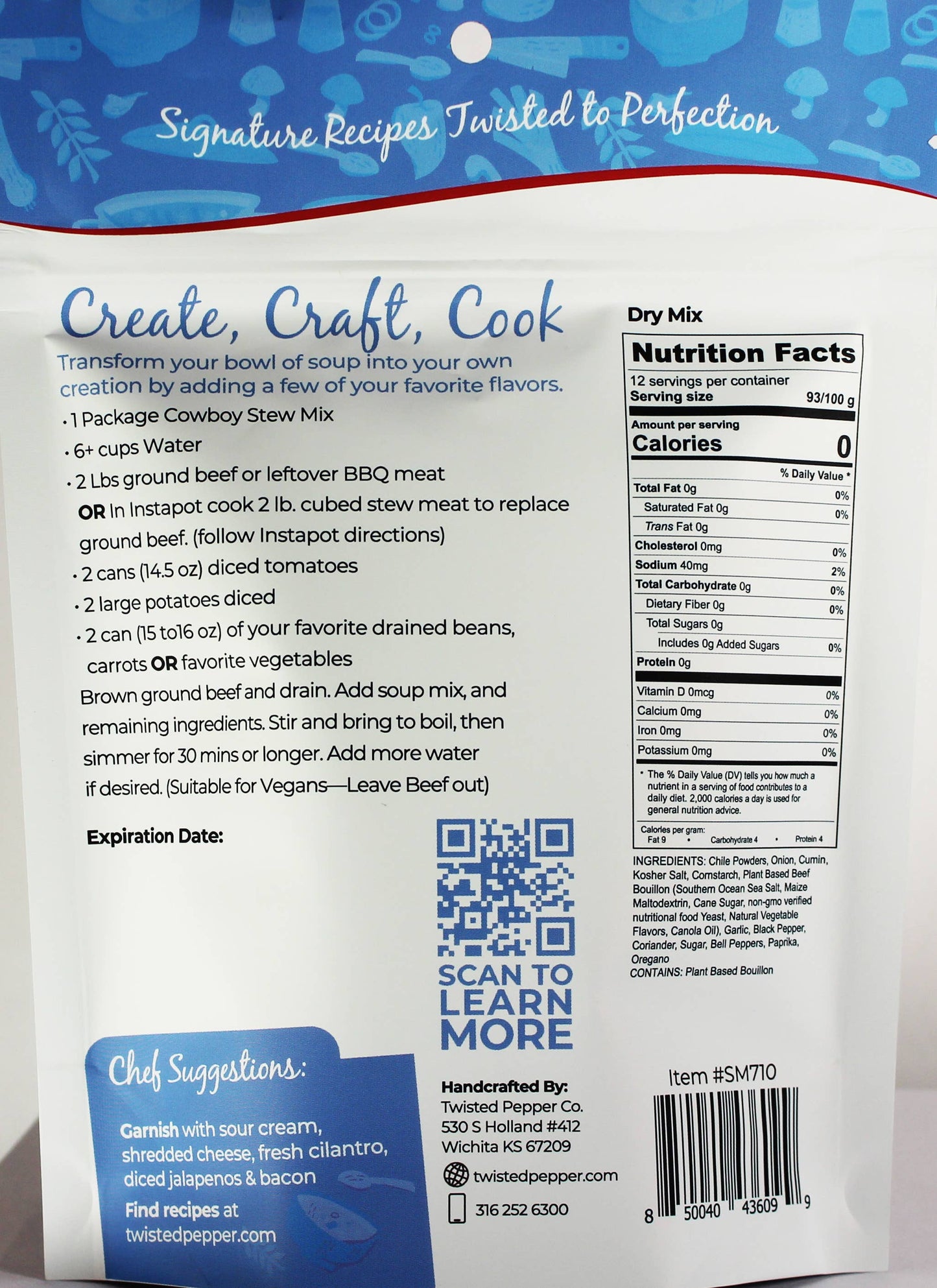 Cowboy Stew Soup Mix