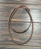 Copper Western Bead 2-strand Necklace