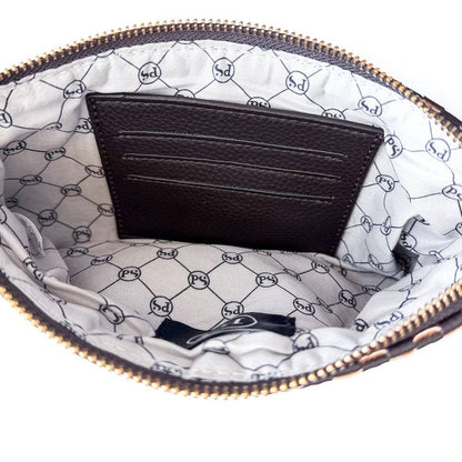 Emma Woven Clutch Wristlet - Cream