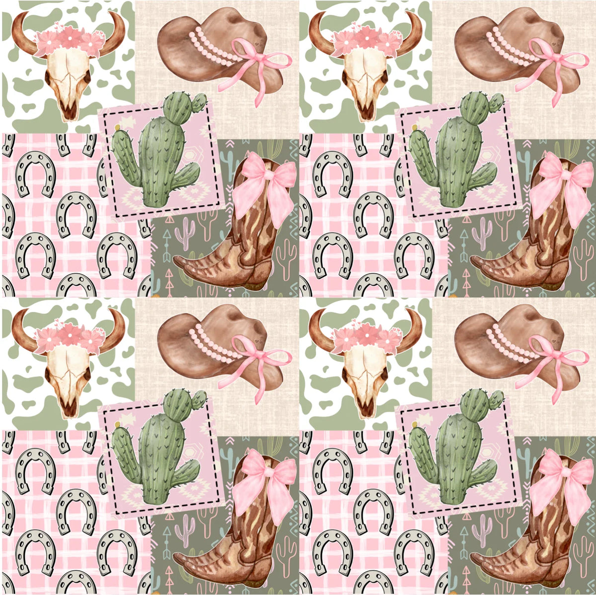 Shea Baby Pink & Green Camo Swaddle