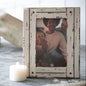 4x6 Photo Rustic Barn Wood White Picture Frame