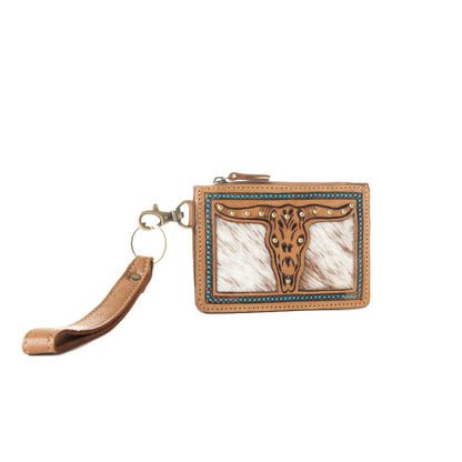 Western Card Holder in Khaki