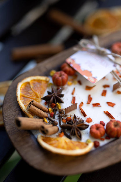 Wooden Fall Candle