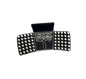 Western Boot Stitch Bubble Metal Plate Hair Claw