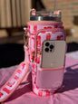 Neoprene Tumbler Sleeve - Hot Pink
