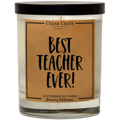 'Best Teacher Ever' Candle