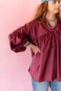 Women's 2FlyCo The Brazos Top - Wine