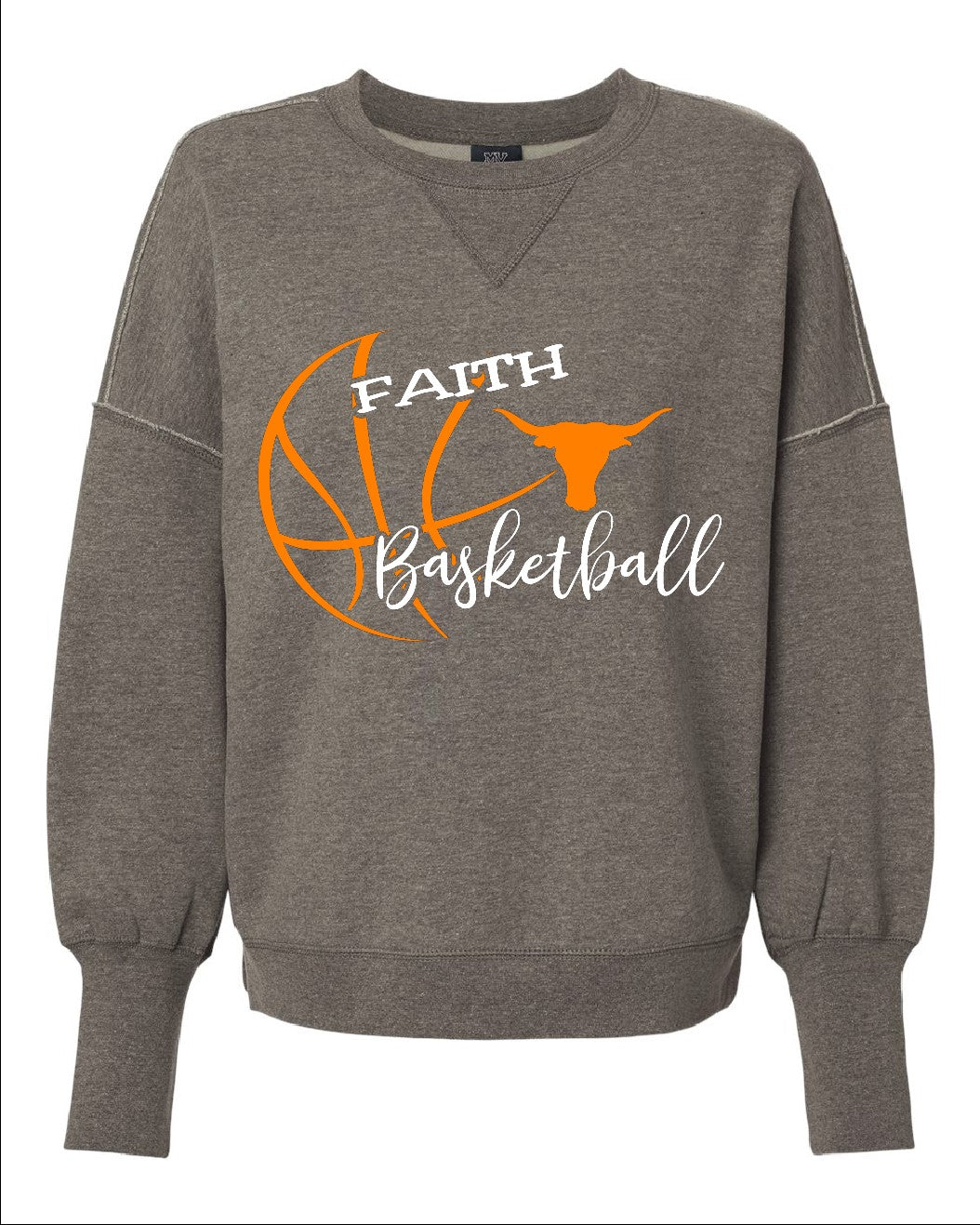 Women's Longhorn Sueded Fleece Crewneck Sweatshirt