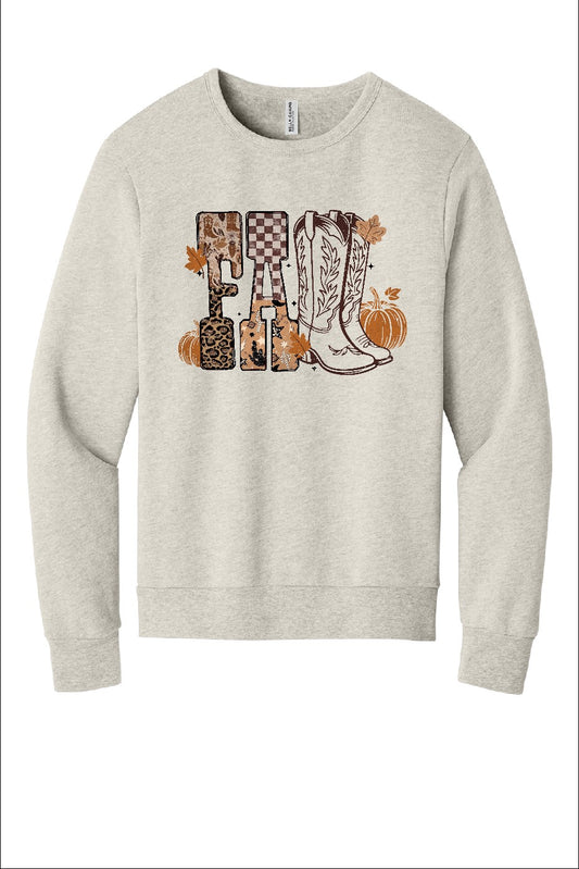 Women's "FALL BOOT" Sweatshirt