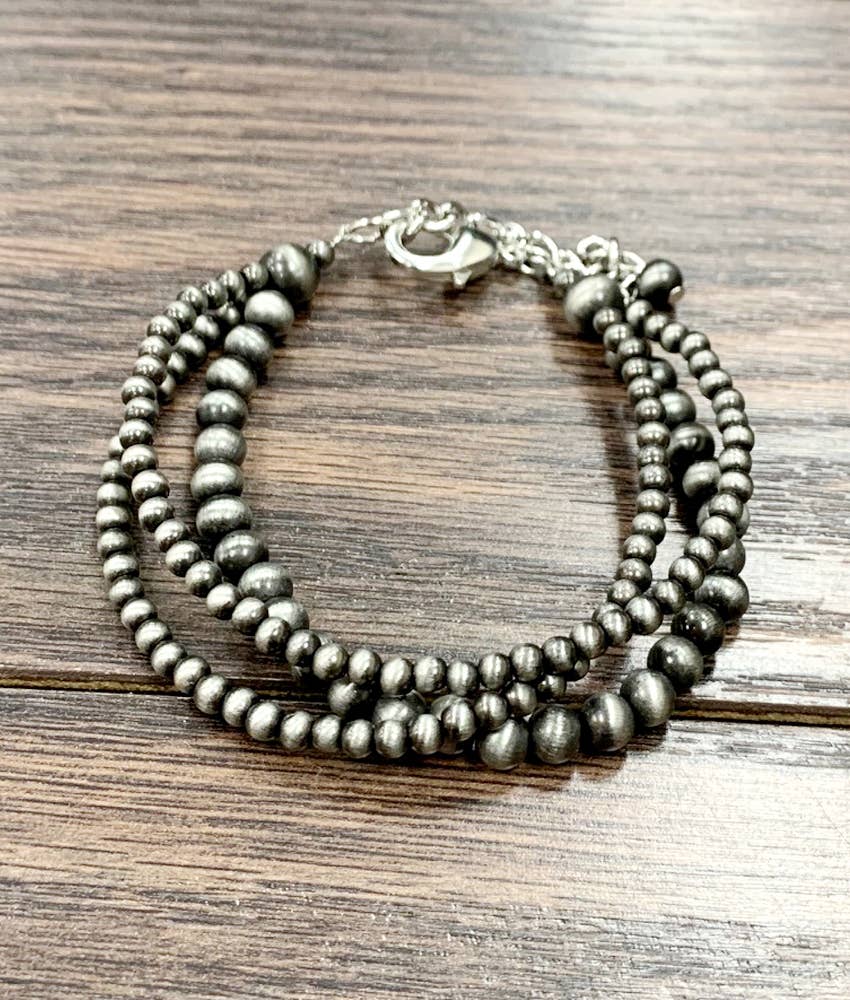 Western Bead Strand Adjustable Bracelet