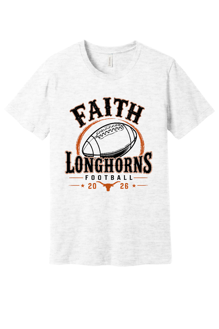 2026 Faith Longhorn Football Shirts