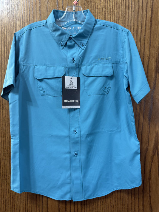 Boy's Ariat Venttek Outbound S/S Khaki SW (Copy)