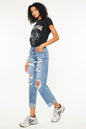 Women's KanCan MID RISE BOYFRIEND FIT JEANS