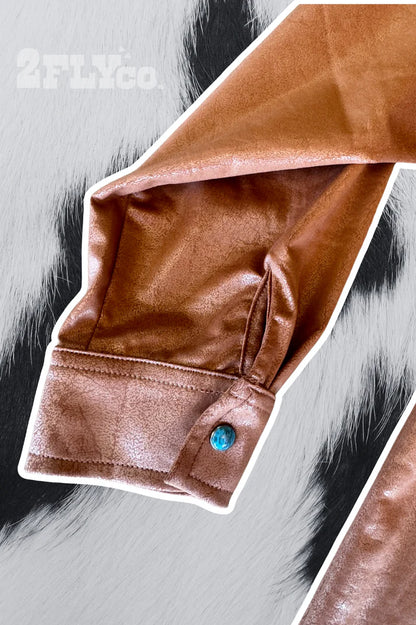 Women's 2 Fly Co Leather Outlaw *Saddle