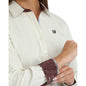 Women's Cinch Cream Striped Western Shirt